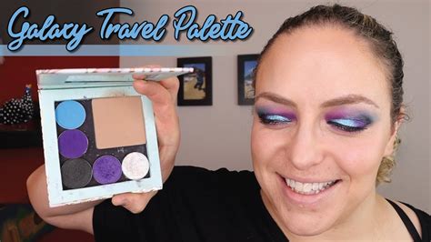 My Travel Palette For A Galaxy Look 10 Min Tutorial Youtube