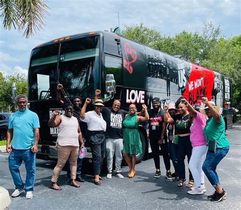 modern day freedom fighters roll into south florida during multi city stay woke florida bus