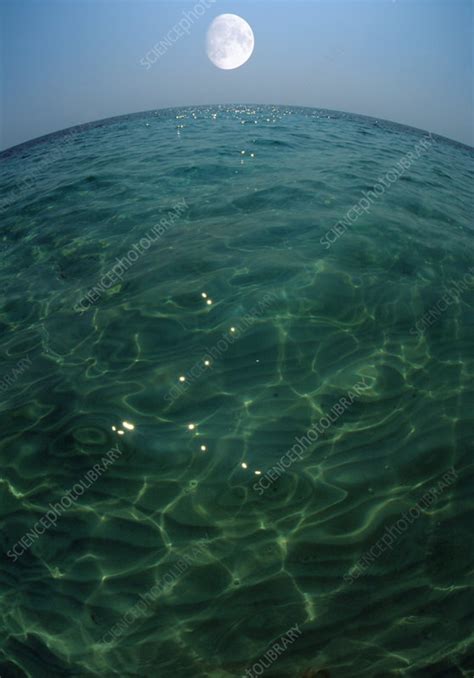 Moon Over Water Stock Image R3400638 Science Photo Library