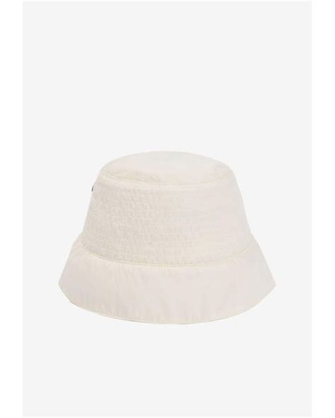 Rick Owens Drkshdw Synthetic Pocket Gilligan Hat With Zip In White For