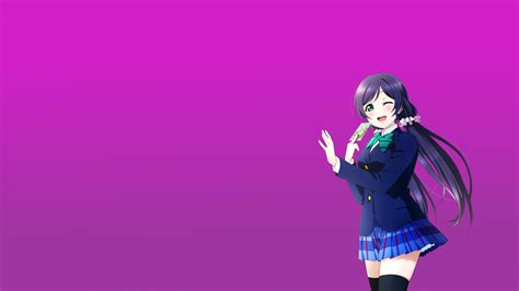 474546 Love Live Fantasy Girl Toujou Nozomi Anime Purple Hair
