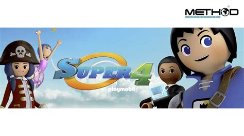 Création De Personnages Pour La Série 3d Playmobil Super 4 Pour La