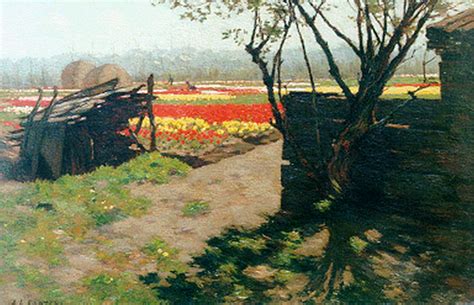 Anton Koster Paintings Prev For Sale Bulb Fields