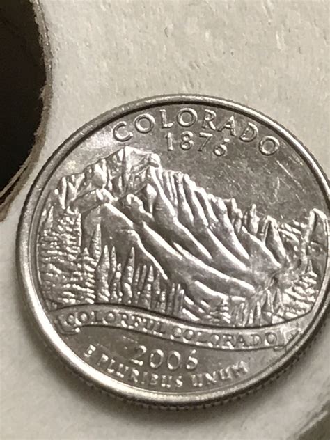 2006 Colorado Quarter I Believe Some Kind Of Error Just Wondering What