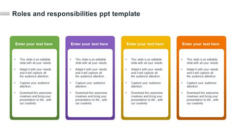 Roles And Responsibility Template