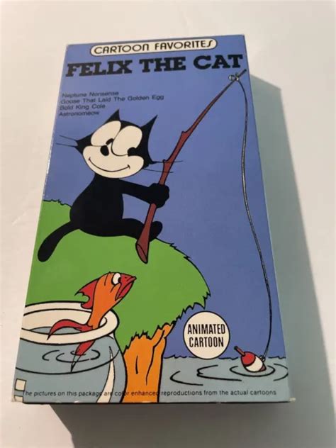 Felix The Cat 1990 Vintage Vhs Video Tape Animated Cartoon Favorites 4