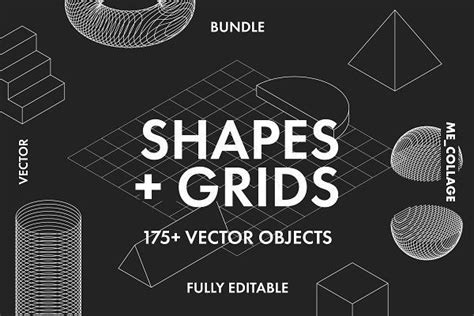 Shapes Grids Geometric Bundle Isometric Grid Isometric Shapes