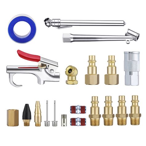 Buy 20 Pieces Air Accessory Kit Air Compressor Tool Kit Air Hose