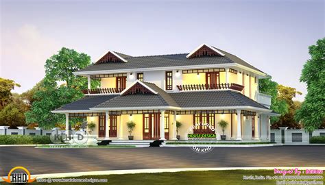 Traditional Kerala Model Residence Kerala Home Design And Floor Plans