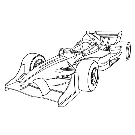 Print de vierde kleurplaat van auto (4) gratis uit en kleur deze vierde heel mooi in. Formule 1 auto kleurplaat - Kleurplaatje.nl