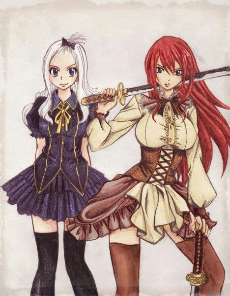 Erza And Mirajane Fairy Tail Girls Fairy Tail Ships Fairy Tail Anime