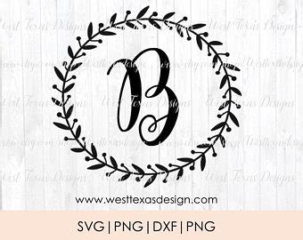 Download Monogram b svg | Etsy