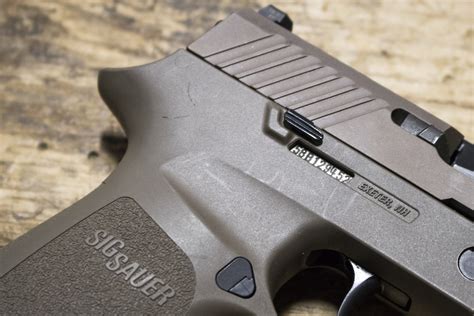 Sig Sauer P320 Compact 9mm Flat Dark Earth Police Trade In Pistols With