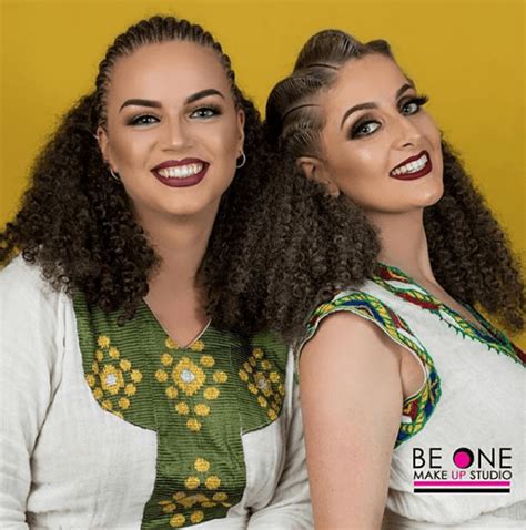 Beautiful Habesha Ladies In Traditional Hairstyle Clipkulture