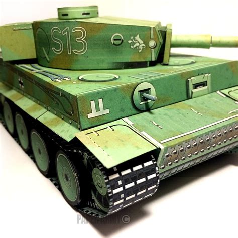 This Is The Tiger Paper Tank Craft Of The German Army Of World War Ii