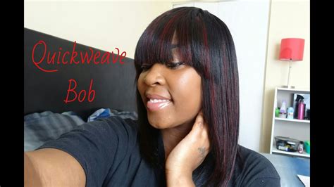 If you think there is only one way to wear blunts with bangs, we have sorted some very inspiring and hot short hairstyles for a flattering look. Quickweave Bob with bang - YouTube