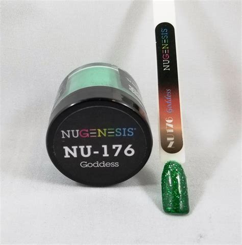 Nugenesis Nail Color Dip Dipping Powder 1ozjar Nu176 Goddess