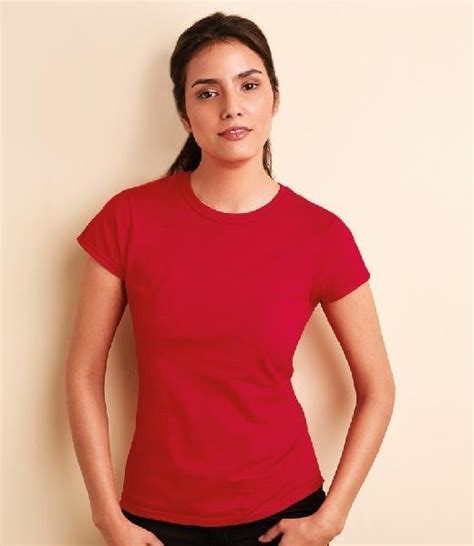 half sleeve ladies round neck cotton t shirt casual wear size medium at rs 155 piece in tiruppur