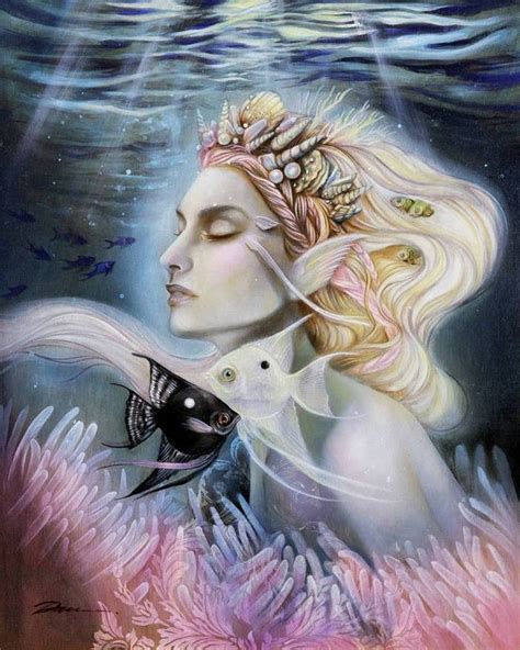 Pisces Beneath The Waves By Lara Dann Mermaid Art Amazing Paintings