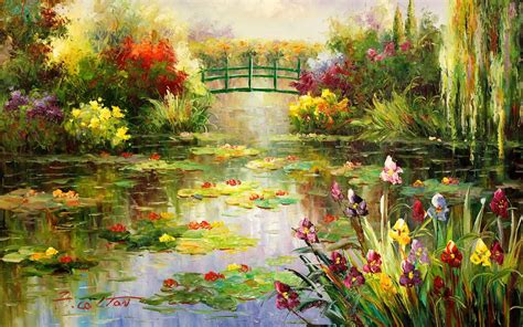 Monet Garden Wallpapers Top Free Monet Garden