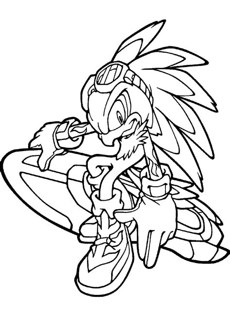 Sonic X Coloring Pages 🖌 To Print And Color