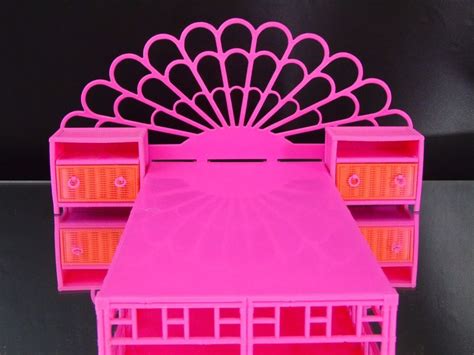 Check out our barbie bedroom sets selection for the very best in unique or custom, handmade pieces from our doll furniture shops. Vintage 1990s Barbie Bedroom Room Set Headboard Bed Night ...