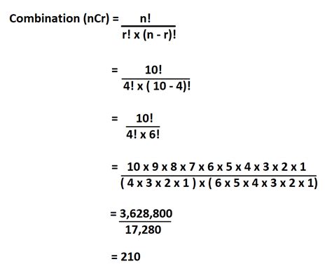 How To Calculate Combination