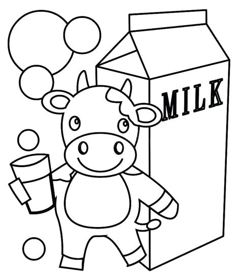 Milk And Food Coloring Coloring Pages