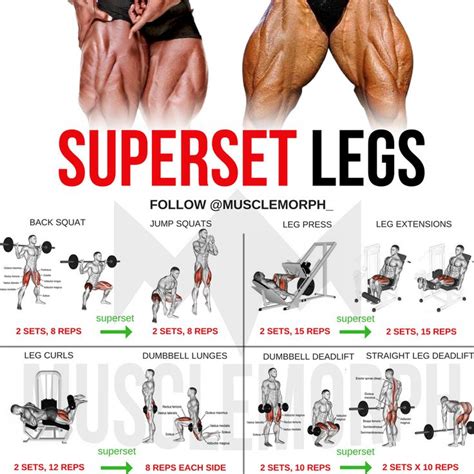 legs workout superset gym bodybuilding build muscle musclemorph musclemorph supps