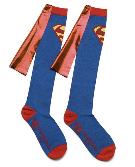 Dc Comics Superhero Caped Socks