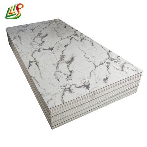 Uv Painted Interior Wall Panelling Pvc Marble Sheet