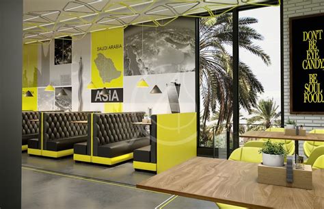 Idea 2644370 Modern Fast Food Restaurant Interior Design By Comelite