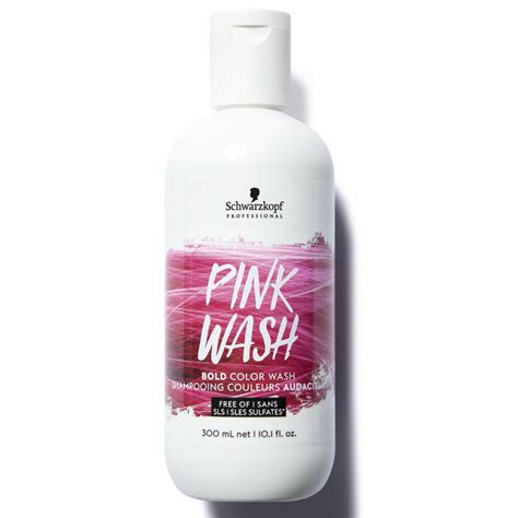 Using the thick paint brush or foam brush, dab paint onto the wood, spacing the dabs out a bit. Schwarzkopf Professional Color Wash Pink 300ml