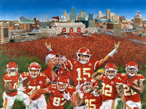Chiefs Super Bowl Prints Kansas City Art Kansas City Chiefs Kansas