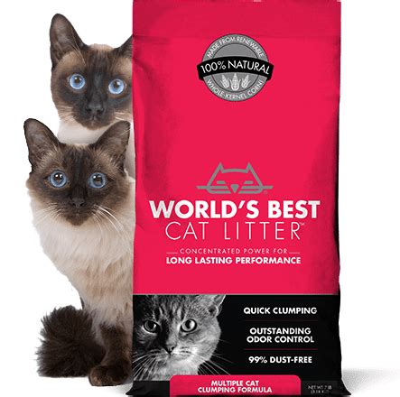 While clay is certainly a natural material, it isn't exactly biodegradable. WORLD'S BEST Cat Litters - Original Series