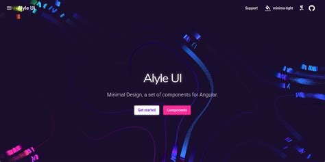 github a l y l e alyle ui minimal design a set of components for angular 16