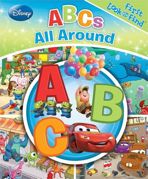 Pixars Abcs All Around First Look And Find By Phoenix International