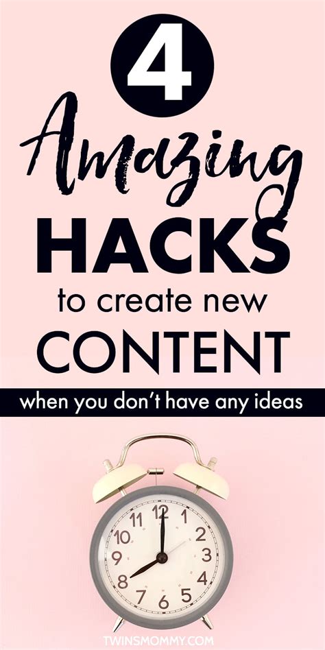 4 Amazing Hacks To Create New Content When You Dont Have Any Ideas