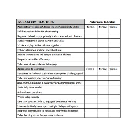 12 Progress Report Card Templates To Free Download