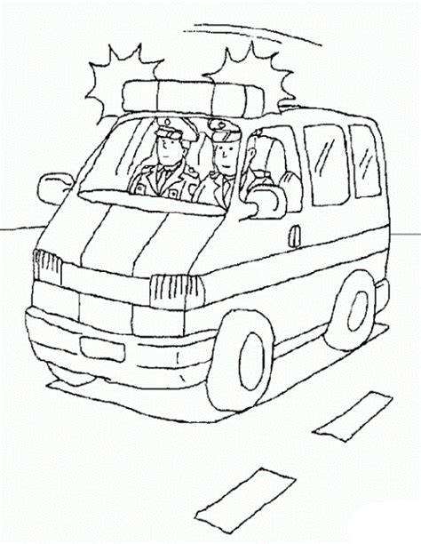 Ausmalbild polizeiauto malen / polizeiauto kiddicolour : Ausmalbilder zum Drucken Malvorlage Polizeiauto kostenlos 2