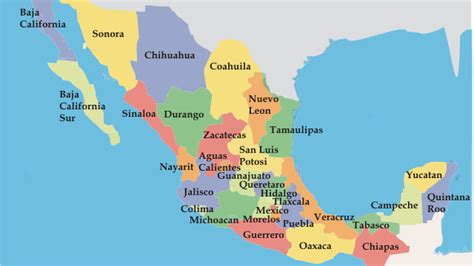 3 Mapas De La Republica Mexicana Ouiluv