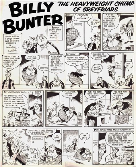 Billy Bunter Complete Story In Charlo Ramóns Reg Parlett Comic Art Gallery Room
