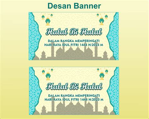 Desain Banner Halal Bi Halal Opmemis