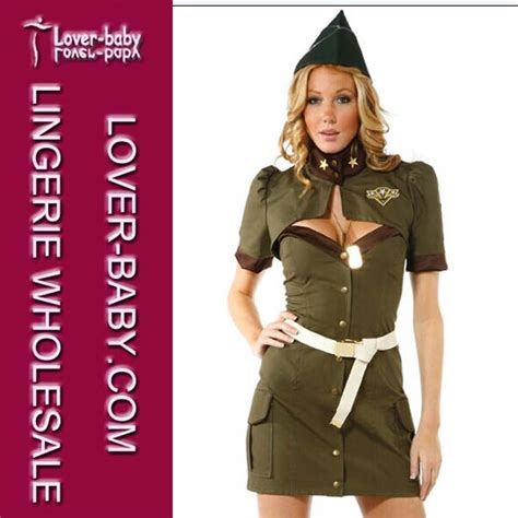 Military Cap Uniform Halloween Sexy Army Costume L1141 China Halloween Sexy Army Costume And