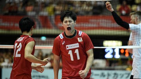 Japan Volleyball Jersey Nishida Japanese Spiker Nishida Yuji To Take