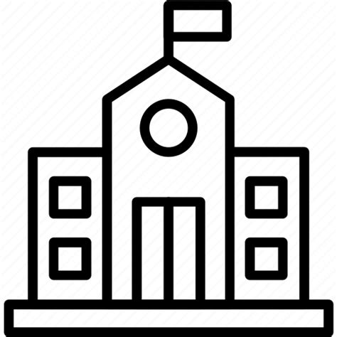 Building School College University Icon Download On Iconfinder