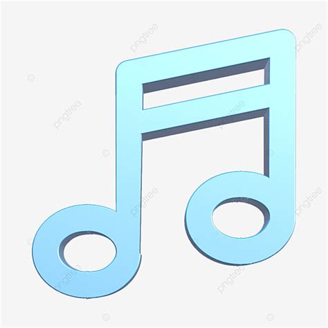 Music Icon Blue Three Dimensional 3d Style Music Icon Blue Music Icon