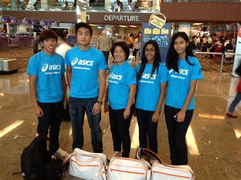 Member Team From Singapore Athletics Jets Off To China For Asian