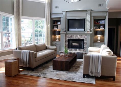Open Planned Living Room With Grey Marble Fireplace Ft Yerra Steppe