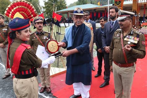 16th brtc attestation cum passing out parade held at stc sheeri hon ble lt governor jandk was